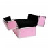 beautycase roze mat cube 